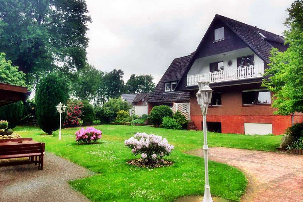Garten Pension Schmidt bei Hamburg Garten in der Pension Hamburg