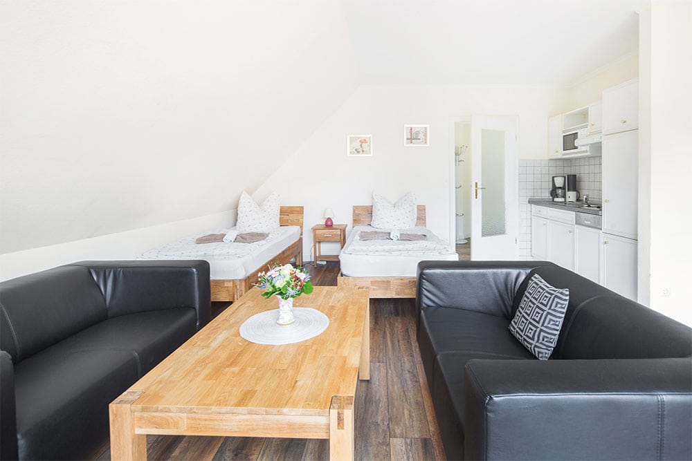 Appartments mit zwei Einzelbetten