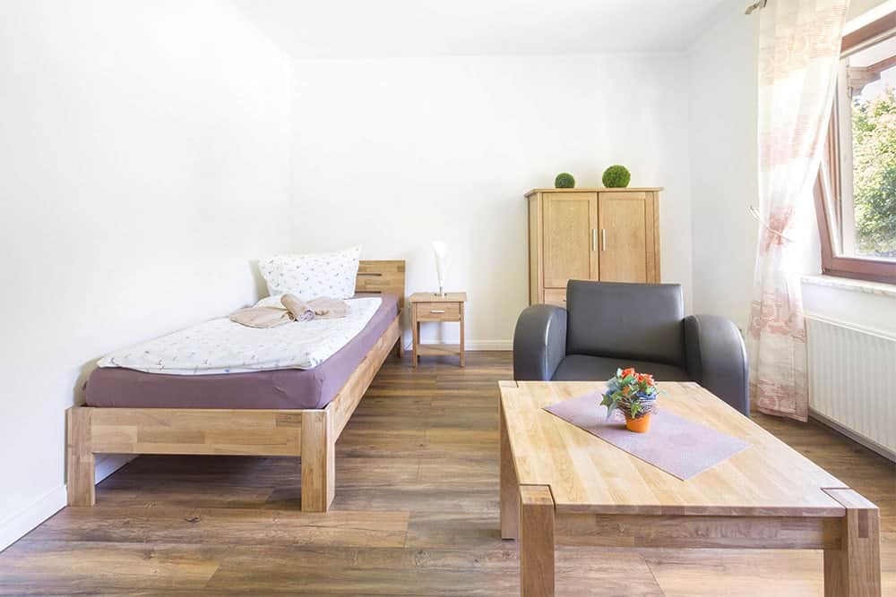 Monteurszimmer im Erdgeschoß Monteurszimmer im Erdgeschoß als Übersicht